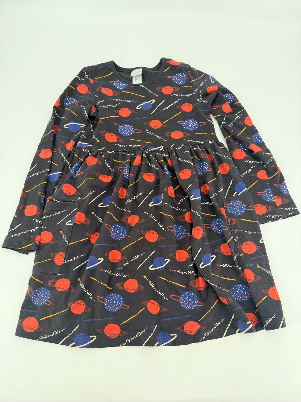 Hanna Andersson Girls Space Planets Dress 130 8
